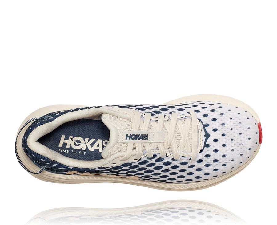 Tenis Hoka One One Feminino Branco/Azuis - Rincon 2 - 498-CRQEXI